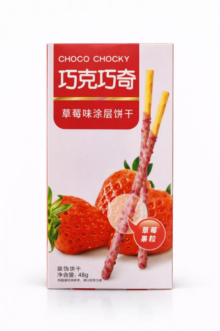 Палочки в глазури со вкусом дыни QiaoKeQiaoQi 48г