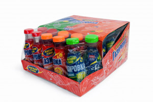 Жевательная резинка в бутылочках "Газировка" ассорти 7гр,1 шт./30шт, в коробке/