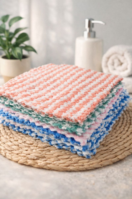 Салфетка микрофибра 22 см.1 шт.