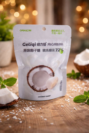 Конфета Кокос 27 гр.1 шт./ 10 шт.в коробке/