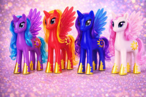 Игрушка Пони светящаяся 14 см.1 шт.