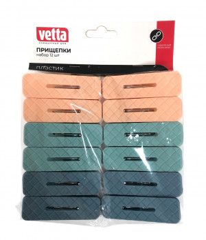 Прищепки 12 шт.6,5 см./144 шт.коробки/