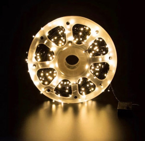 Гирлянда уличная 50 м./52 метра 240 ламп/ теплый белый