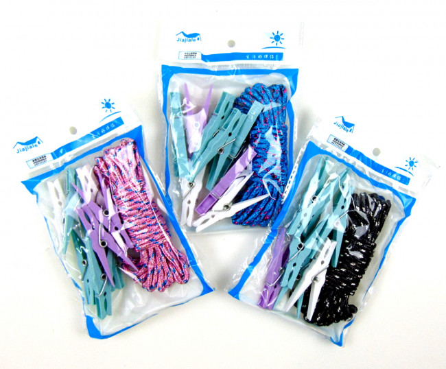 Набор прищепок+веревка