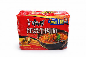 Лапша быстрого приготовления KangShiFu 105 г,*5 шт.вкус жареной говядины