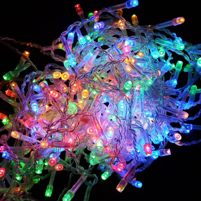 Гирлянда уличная светодиодная Радуга 7 м.100 ламп