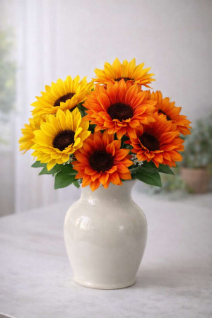 Букет цветов 7 бутонов 45 см.1 шт.