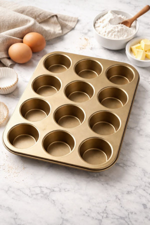 Форма антипригарное покрытие 12 ячеек 2*35*26 см.1 шт.