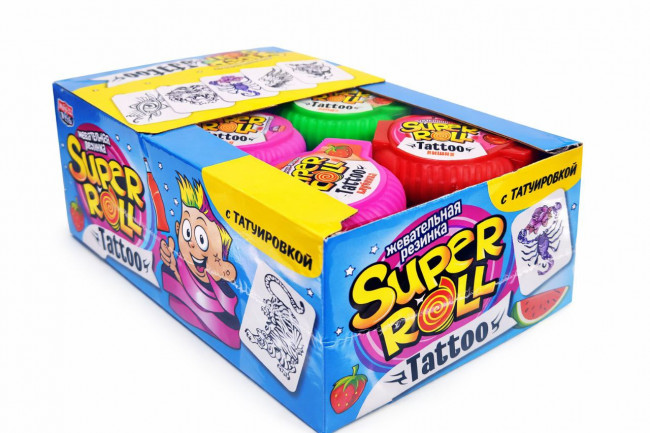 Десерт желейный "Зубная паста" ассорти (Три кота) 55гр*30шт