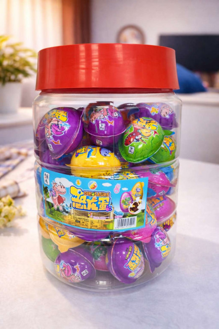 Яйцо шоколадная паста с печеньем 1 шт./ 60 шт.в банке/