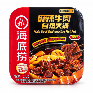 Саморазогревающаяся лапша Хо-го со вкусом пряно-острой говядины 270 гр.