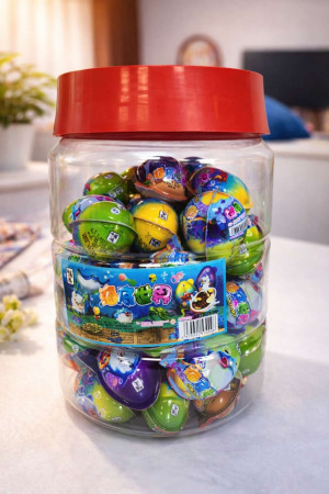 Яйцо шоколадная паста с печеньем 1 шт./ 60 шт.в банке/