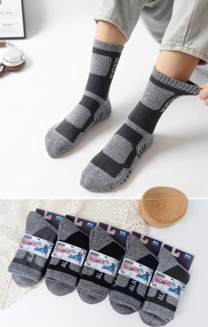 Носки мужские термо 85 %  шерсть 10% ангора р.41-47 / 10 пар в упаковке/1 пара