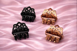 Заколка краб 4 шт.2 см.