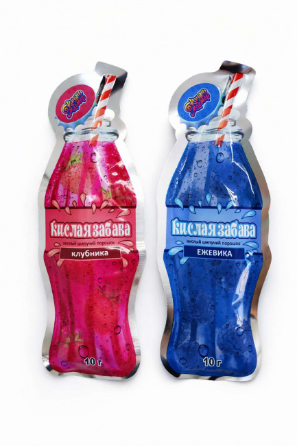 КМ Драже кисл. сах. пудра шипучая Кислая забава 10г 20*30