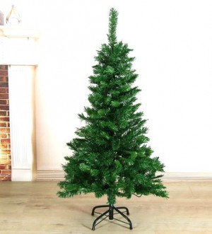 Елка ПВХ ( огнезащитные материалы), крепление веток на крючках 150 см.1 шт.