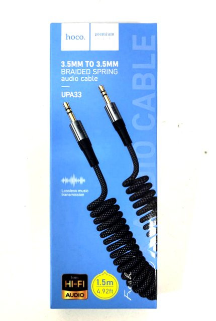 Кабель HOCO UPA30 BLACK (AUX)