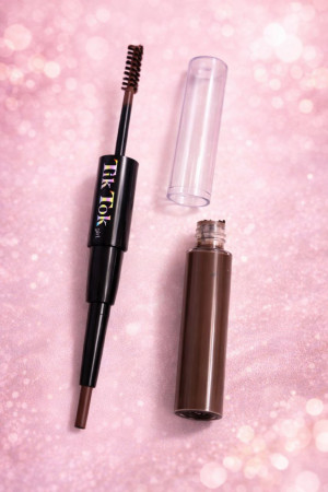 Тушь и карандаш для бровей светло - коричневый ТИК ТОК  3 мл.1 шт.