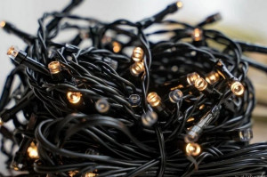 Гирлянда теплый белый 7 метров