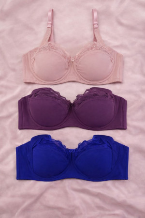 Бюстгальтер женский р.85-90-95-100 D 1 шт./ ПРОДАЖА ТОЛЬКО 6 ШТ.УПАКОВКА/