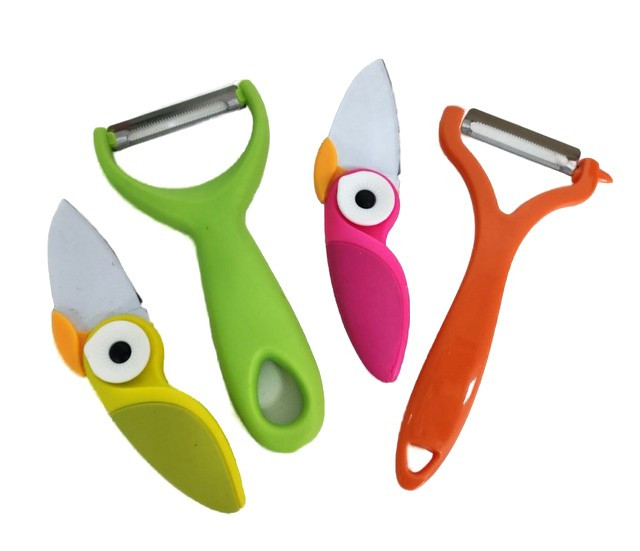 Нож керамический с чехлом и овощечистка керамическая набор из 2 х предметов