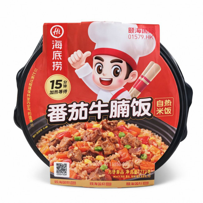 Рис быстрого приготовления со вкусом острой курицы Haidilao