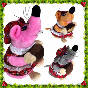 Игрушка мягкая музыкальная 25 см.