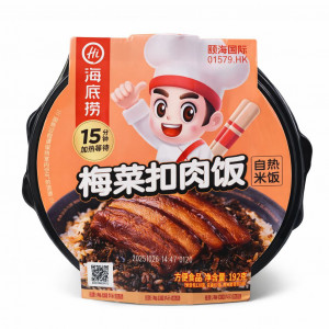 Рис быстрого приготовления со вкусом тушеной свинины с овощами  Haidilao 192 гр.