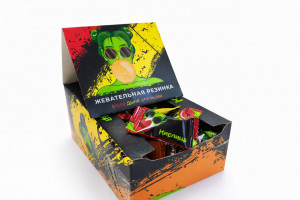 Жевательная резинка  4г,1 шт./ 100 шт.в коробке/