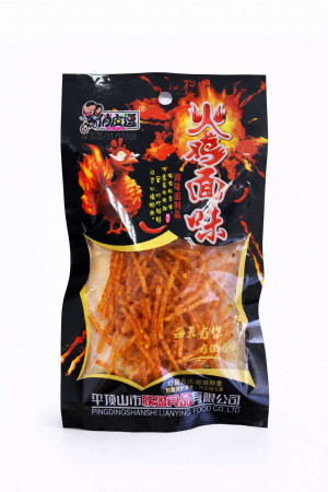 Снек китайский Лапша со вкусом острой индейки  18 гр./,30 шт.в коробке/