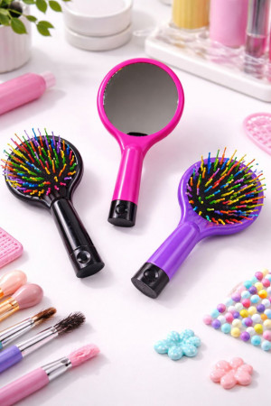 Массажка с зеркалом 8*15 см.