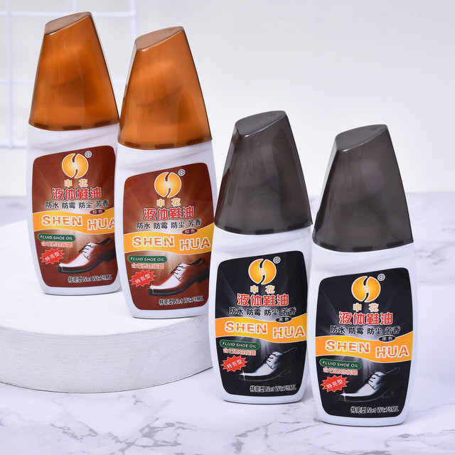 Краска для обуви с губкой черная 75 мл.1 шт.