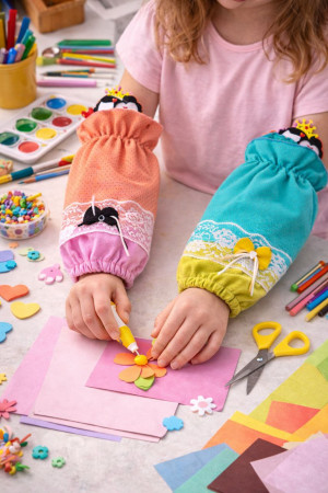 Нарукавники для девочек 15*28 см.