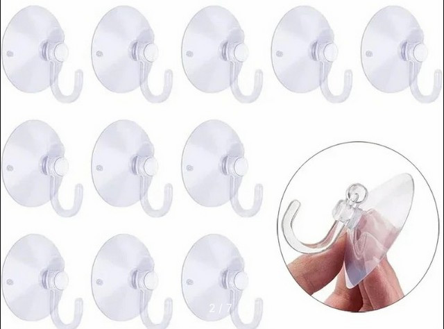 Крючки присоски 12 шт.5 см./48 шт.коробка/