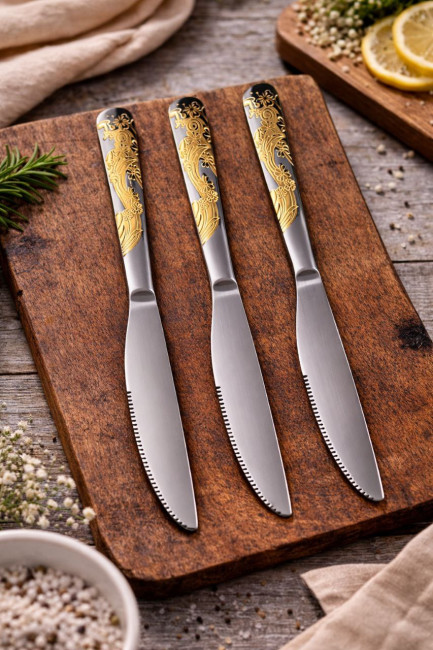 Нож столовый нержавеющая сталь 23 см.1 шт.