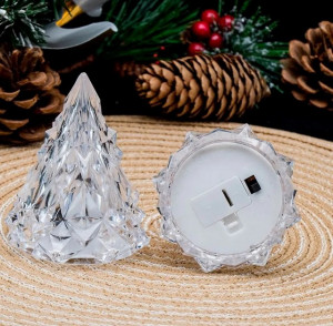 Елка светящаяся 5*6,5 см.1 шт.