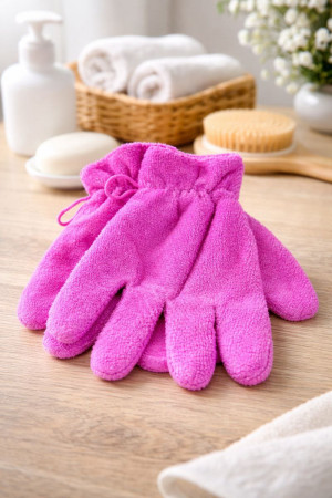 Перчатки банные для нежного мытья тела 1 пара