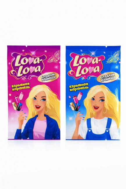 Жевательный мармелад на блистере Лова-лова "Lova-Lova" ассорти 12гр*30шт
