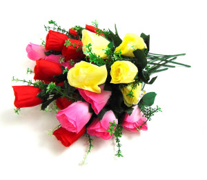 Букет роз 5 бутонов 35 см.