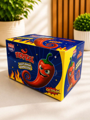 Жевательный мармелад «Crazy Gummy Перец», вкус сладко-острый, 20 г,1 шт./ 30 шт,в коробке/