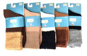 Носки женские термо 55% кашемир 25% хлопок р.36-41 /10 пар в упаковке/ 1 пара