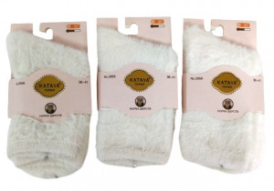 Носки женские термо 80% шерсть норки р.36-41 /10 пар в упаковке/ 1 пара