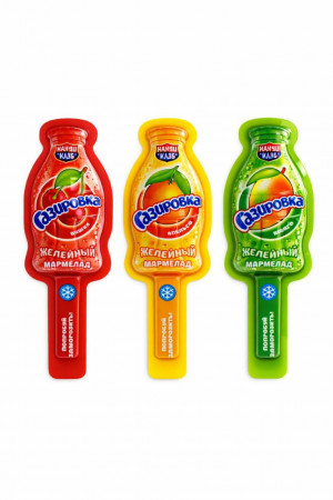 Желейный мармелад "Газировка" ассорти 13 г,1 шт./50 шт,в коробке/
