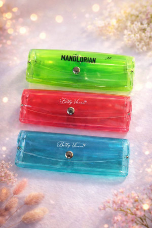 Футляр для очков прозрачный силиконовый 15*5 см.1 шт./450 шт.коробка/