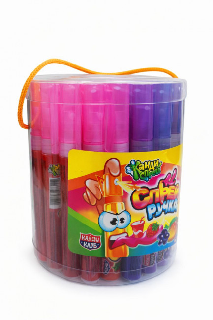 Жидкая конфета «Спрей ручка» ассорти 20мл*50шт