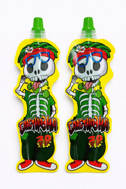 Жидкая КАР. "Сластилэнд" в форме скелета 20г 20*30