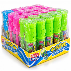 Карамель "Фонарик Лолли" ассорти 3г,1 шт./ 30шт в коробке/