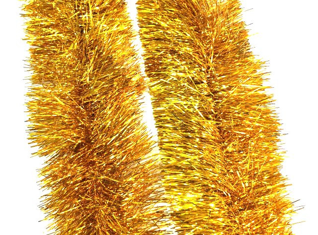 Мишура пышная Серебро d-13 см.2,5 м.1 шт.