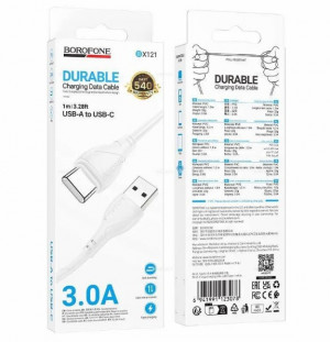 Кабель для мобильных устройств BOROFONE Type C BX121 белый