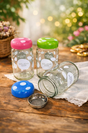 Бутылка стеклянная с ситечком для чая,сока или воды 300 мл.1 шт./84 шт.коробка/